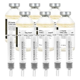 Ingredient Editor Silk Peptide Melting Thread Double Lifting Ampoule 35ml / 성분에디터 실크 펩타이드 녹는실 더블 리프팅 앰플 35mlX6개 + 어플리케이터X6개