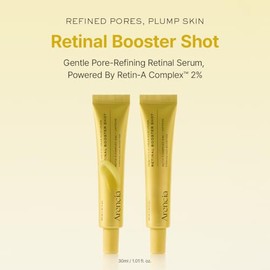 Arencia Retinal Booster Shot Serum, Firming Advanced Night Serum with Caffeine and Ectoin for Mature Skin, Pore Minimizing, WFine Lines & Wrinkles, Korean Skincare 30ml/1.01 fl.oz