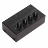 Headphone Amplifier 4 Channels Stereo Audio Amp Earphone Splitter 1/4in