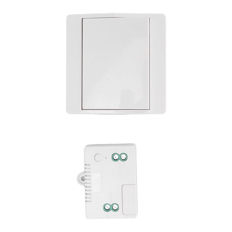 Wireless Light Switch Receiver Kit Self Generating Kinetic Energy Remote