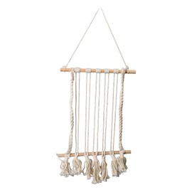 Hanging Photos Display Macrame Wall Hanging Photos Organizer Cotton Pictures Display for Bedroom Dormitory
