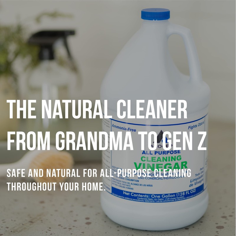 CPDI All-Purpose White Vinegar Cleaning Solution, 2 Gallons, Multi-Surface Cleaner
