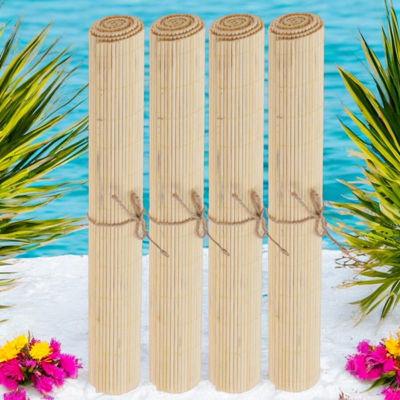 MIJOMA Bamboo Place Mats Set | 4 Pieces 30 x