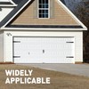 FOSLUOC Garage Door Seal Top and Sides Seal Strip Brown