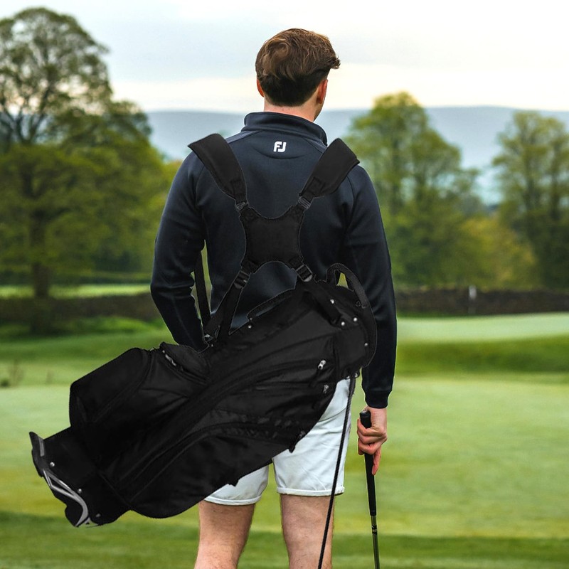 Ragyzity Golf Bag Strap, Universal Replacement Double Shoulder Single Shoulder