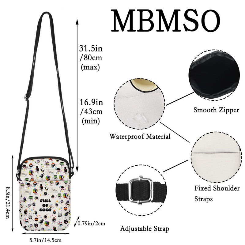 MBMSO Soot Sprite Crossbody Bag Full of Soot Spirited Away