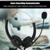 Call Center USB Headset Noise Cancelling 360° Rotation Earmuffs Mute
