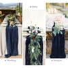 6 Pack Cheesecloth Table Runner, 10Ft Boho Gauze Table Runner