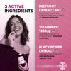 15000mg Beetroot Capsules with Vitamin B12 1000mcg & Black Pepper