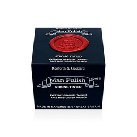 Man Polish Man Polish Strong Tinted - Premium Gradual Self Tanning Face Moisturiser for Men 50ml