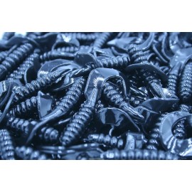 Killer Jigs 3" Black Twister Tail Grubs Walleye Bass Soft Plastic Fishing Lures - 100 pack