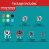 Lonely Binary 120-Piece Tactile Push Button Switch Kit – Includes