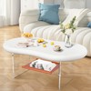 Cloud Coffee Table, Modern Coffee Table for Living Room, Irregular
