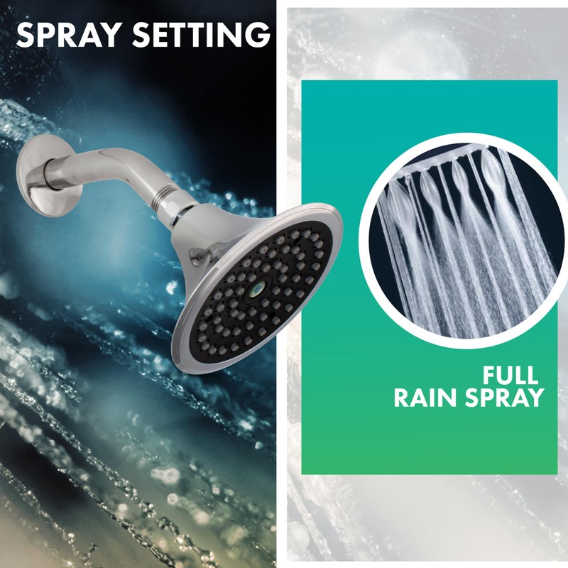 1.5 GPM Sava Fixed-Mount Showerhead Finish: Chrome