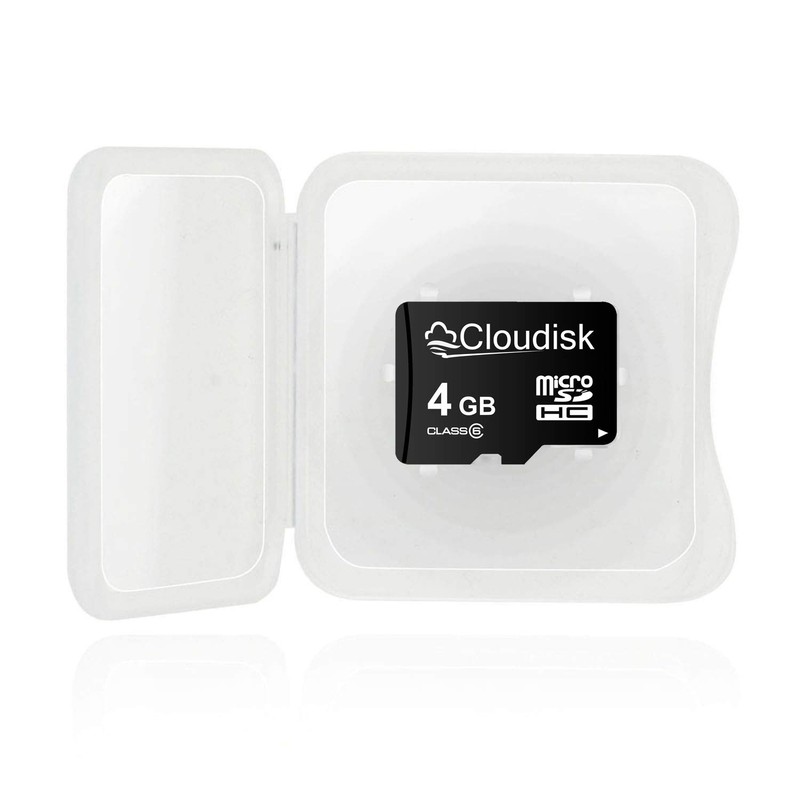 Cloudisk Pack of 2 Micro SD Card 4GB Flash Memory