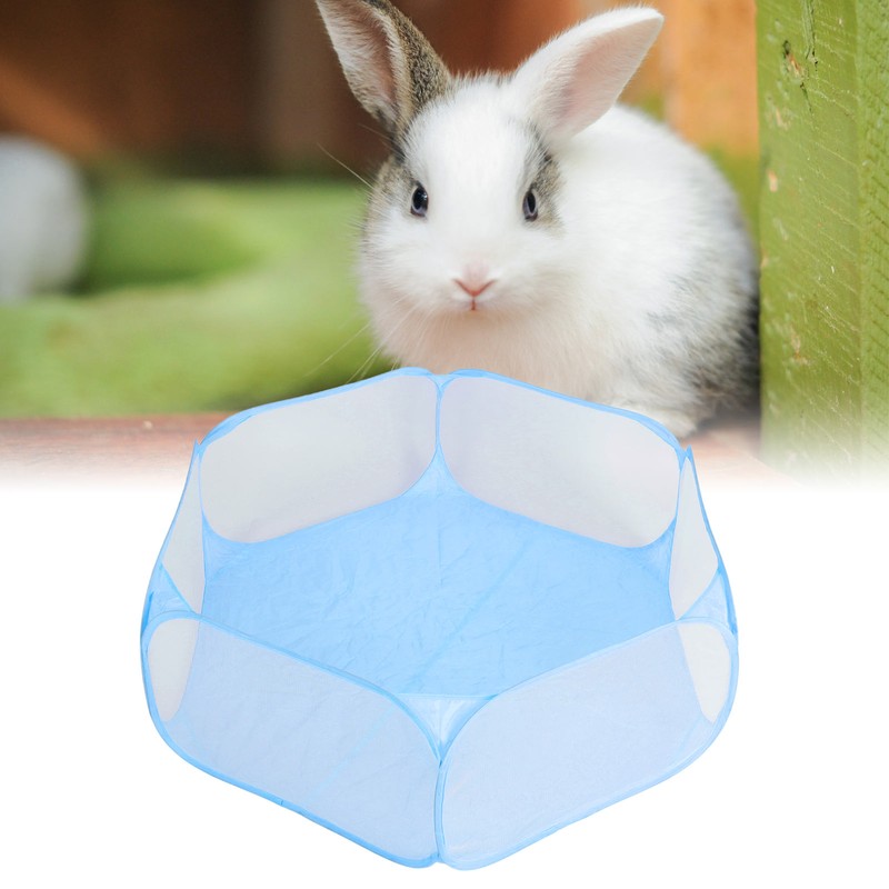 Pet Play Tent Breathable Transparent Portable Pop Open Small Animal