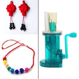 Knitting Machine, Knitting Loom, Icord Machine, Hot Foam Machines, DIY Hand-Operated Knitting Machine, Spool, Knitter, Sweater, Bracelet, Weaving, Sewing Tool