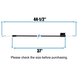 2034B Line Trimmer Zone Control Cable, 290-990 Control Cable for Swisher ST50022STDQ ST6002212V ST60022DXQ12RK ST60022Q ST65022DXQ ST67522BS ST67522Q and ST65022Q High Wheel Trimmers Mowers (1, 2034B)