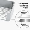 Shuntong Premium Shower Caddy, 2 Pack White, Rustproof Stainless Steel
