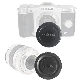 Camera Housing and Rear Lens Caps, Compatible with PQ/Q10/Q7/Q-S1 Mirrorless Interchangeable Lens Cameras, 05 Toy Lens, 06 Telephoto Zoom Lens, 07 Mount Shield Lens, 08 Wide Zoom Lens