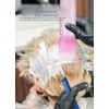 Forevat 2 spazzole per tintura capelli, flacone applicatore olio per