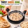 Chicken Shredder for Meal Prep – Rotating Meat Shredder with