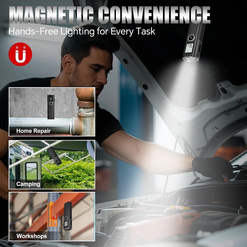 TrustFire Mini X7 Flat EDC Flashlight Rechargeable with Red Beam,