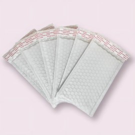 500 Sobres Con Burbuja Para S Blancos #000 10cm X 18 Cm