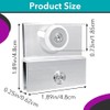 4 Pcs M 6054 Top Bracket Roller Assembly for Frameless