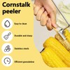 BELEFU 2 PCS Stainless Steel Corn Peeler with Hook Handle,