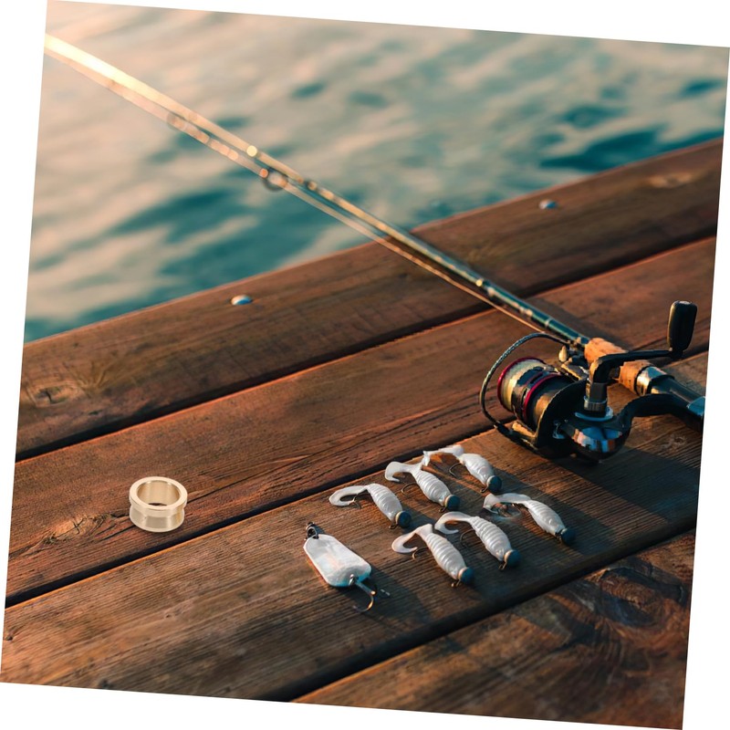 Gatuida 2pcs Fishing Rod Repair Guide Rings Durable Replacement for