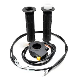 Mini Bike 49CC 80CC Twist Throttle Accelerator Handle Grips & 50"Throttle Cable