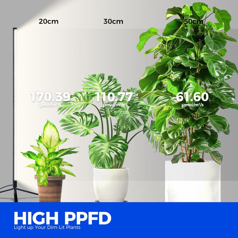 Barrina Vertical Grow Light T10, 42W 5000K, Full Spectrum LED