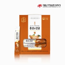 Daedonggoryeosam 홍삼스틱100포 홍삼 엔 감귤스틱(10g x 100포)(26.11.30까지) 대동고려삼 Red Ginseng Stick 100 Packs Red Ginseng and Tangerine Stick (10g x 100 Packs) (Until 26.11.30) Daedong Goryeo Ginseng