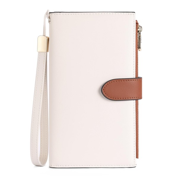 FALAN MULE Wallet Women Multi Card Slim Leather RFID Blocking