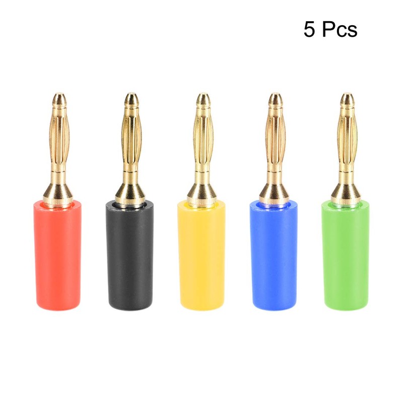 sourcing map 5 x 2 mm Banana Plug Speaker Wire