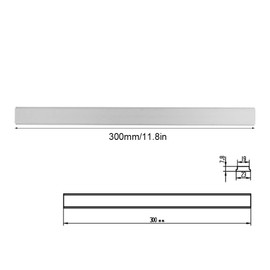 Aluminum Alloy T-Track Slot Miter Non-Porous T-Bar Rail Slide Slab Woodworking Carpenter Tool (300mm)