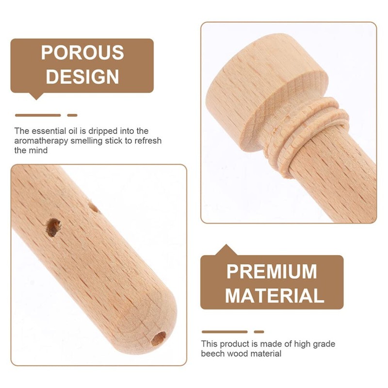 LALAFINA Essential Oil Stick Nasal for Congestion Aromatherapy Nose Sucker