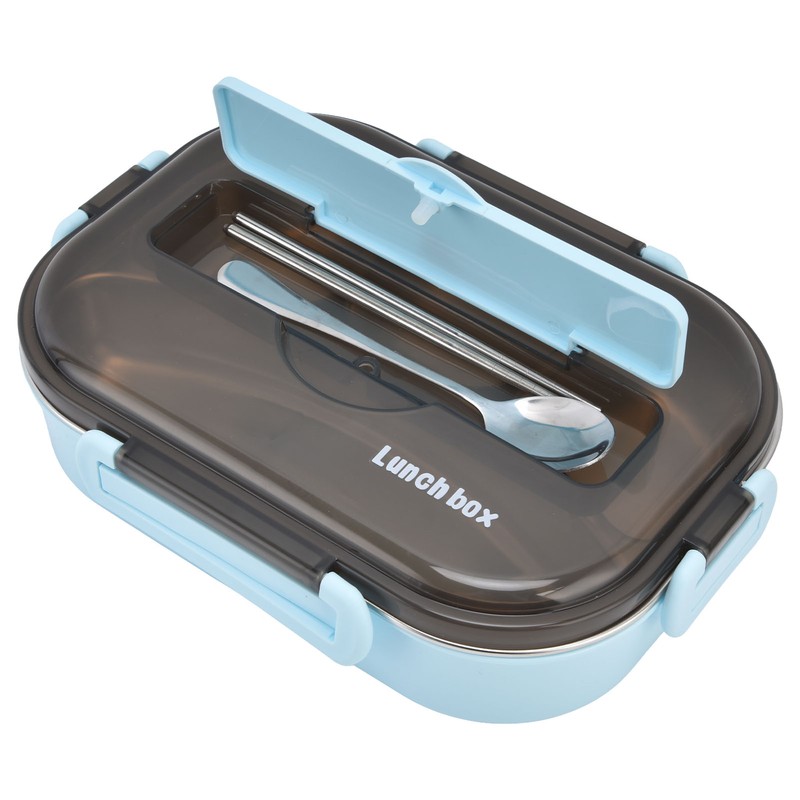 Lunch Box Removable Tray Keep Warm Function Food Grade Plastic