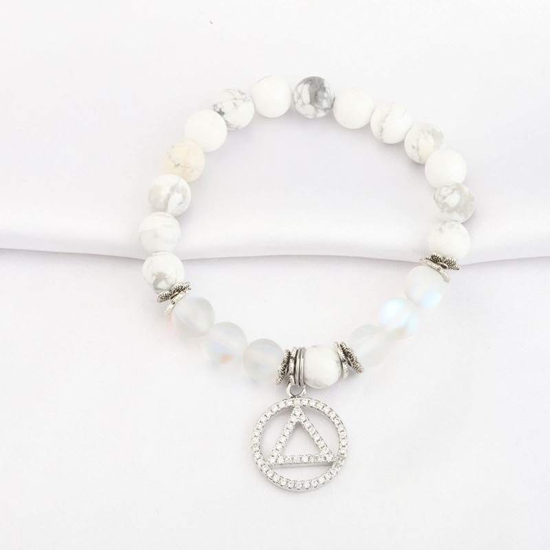 FUSTMW AA Recovery Bracelet Sobriety Gift Alcoholics Anonymous Gift AA