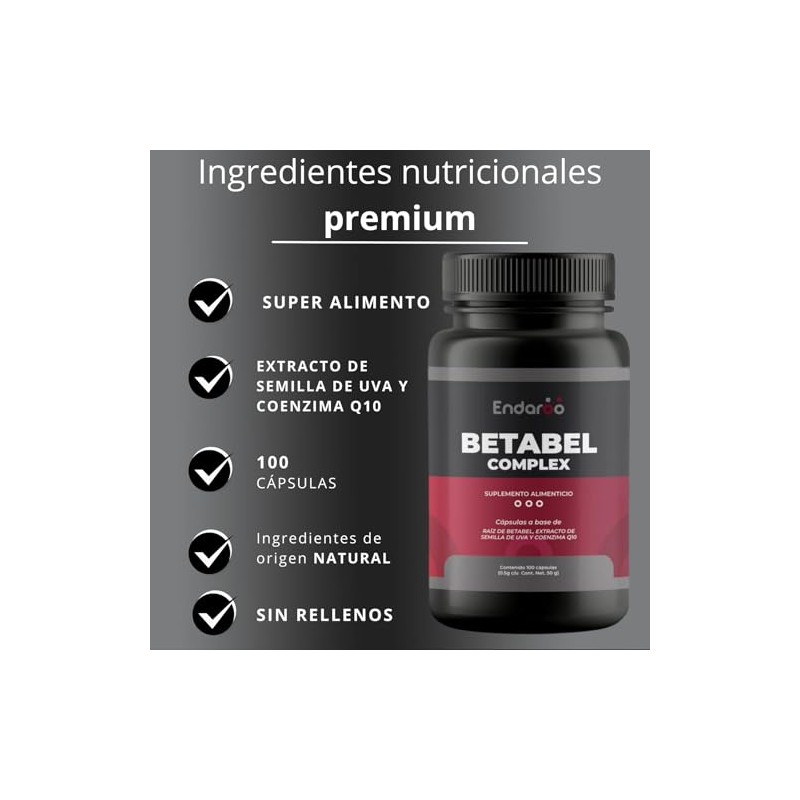 Betabel Complex | Beet Root Capsules | Naturales y Sin