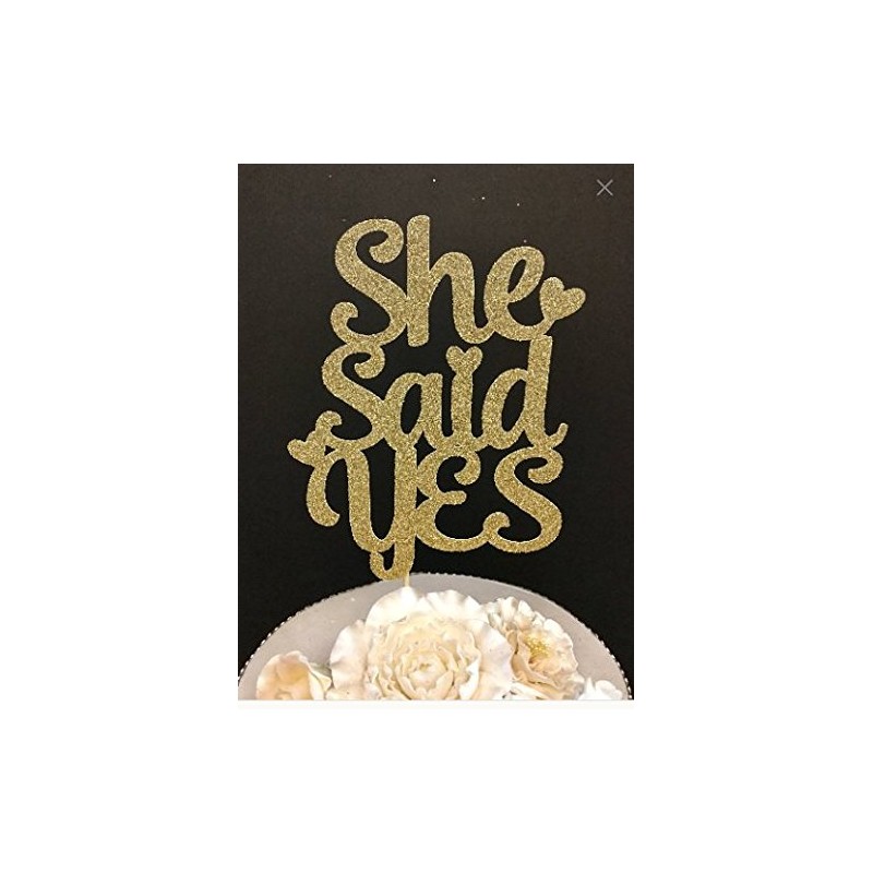 She Said Yes - Decoración para tartas