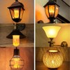 SZXJY Upgraded LED Flame Light Bulbs, 4-Mode Flickering Light Bulbs