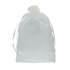 Ankirol 100pcs Sheer Organza Favor Bags 8 X 12 Large