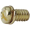 Westinghouse 77047 Motor Screw, Brass, 10-Pack,White