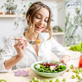 Mini ﻿Pink Lovebirds Salt and Pepper Shakers