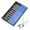 10PCS 2.35mm Shank and 1/4"(6 mm) Head Size Tungsten Steel