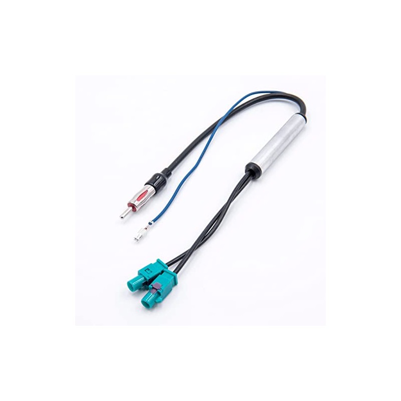 vhbw Antenna Amplifier for Phantom Power DIN (M) to Dual