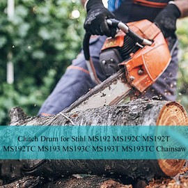 Atunee 3/8'' Sprocket Clutch Drum for Stihl MS192 MS192C MS192T MS192TC MS193 MS193C MS193T MS193TC Chainsaw with Oil Filter Replace 1137 640 2001 1137 640 2015