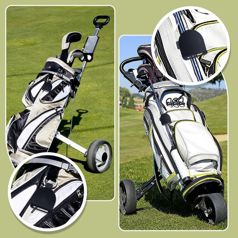 nbeads Golf Bag Pad Accessories, Golf Bag Metal Landing Pad